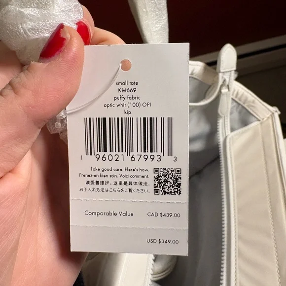 kate spade Cream Quilted Tote Bag - Picture 3 of 6